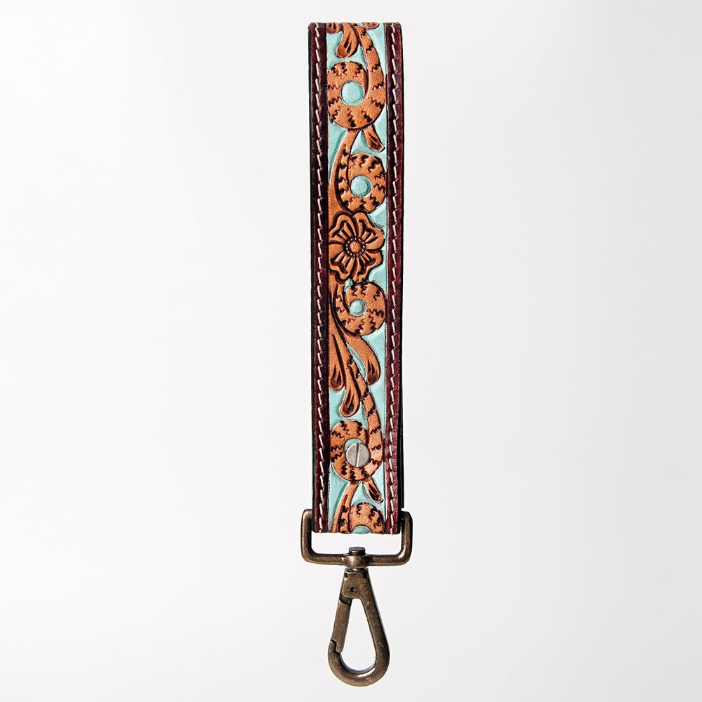 American Darling Full Grain Genuine Leather Handle Strap For Wristlet Bags