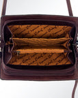 American Darling ADBG558 Wallet Hand Tooled Genuine Leather Women Bag Western Handbag Purse