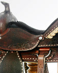 HILASON Western Horse Saddle American Leather Ranch Roping Cowboy | Hand Tooled Wade & For Horses