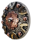 HILASON Western Screw Back 3 Tone Finishing Concho Horse Saddle & Tack