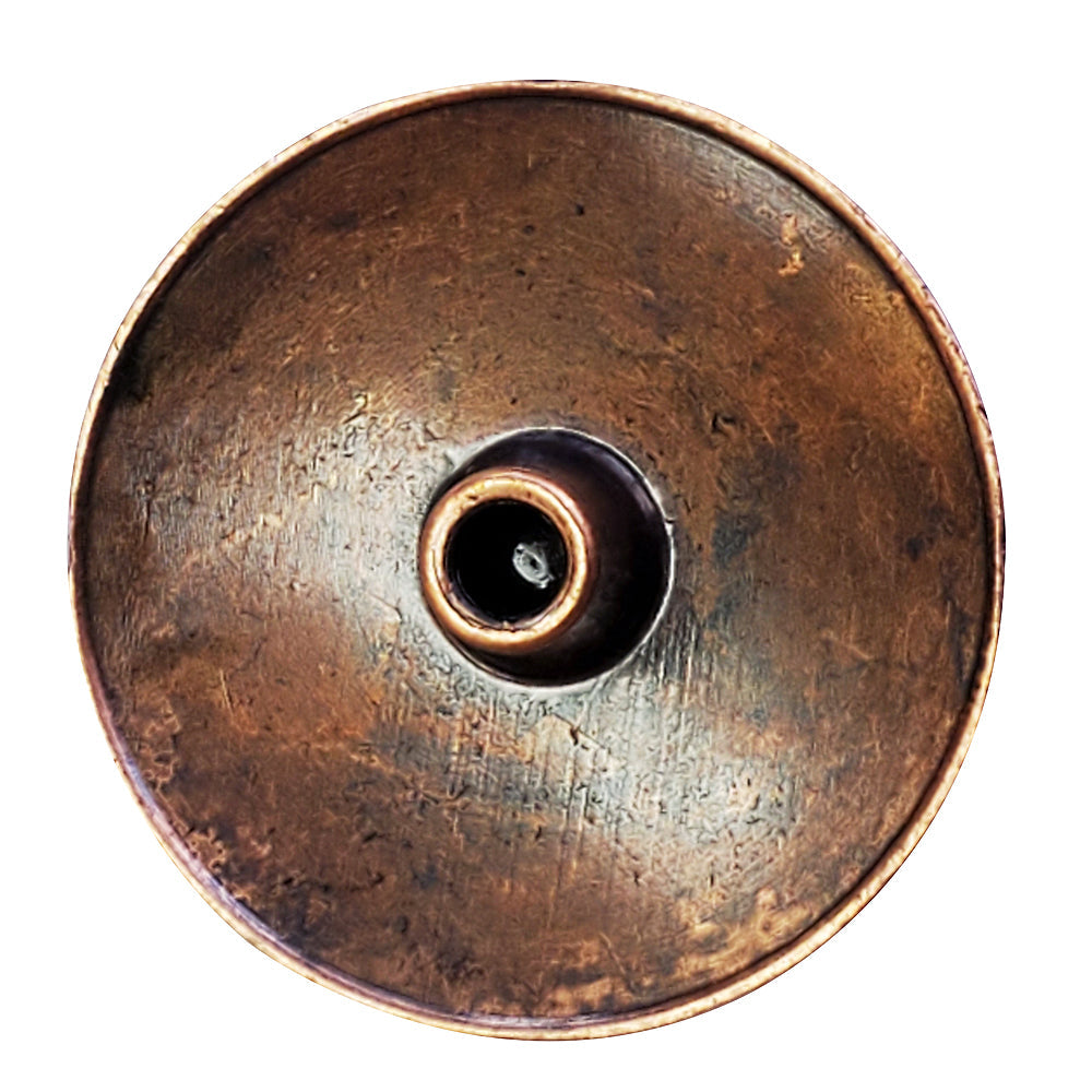 HILASON Western Screw Back Antique Copper Enamel Concho Turquoise Saddle &amp; Tack