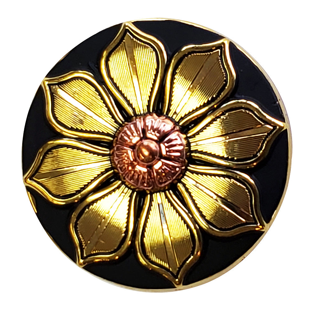 Antique Gold &amp; Copper W- Black