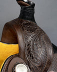 Western Horse Saddle American Leather Ranch Roping Cowboy Hilason