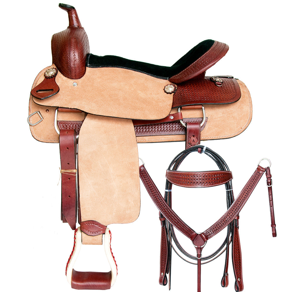 Western Leather Saddle