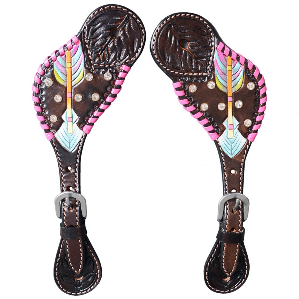 Handcrafted Genuine Leather Spur Straps For Men And Women Premium Western Equipment