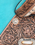 Hilason Western Horse Treeless Trail Barrel American Leather Saddle