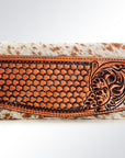 American Darling ADBG571TAW Wallet Hand Tooled Hair-On Genuine Leather Women Bag Western Handbag Purse