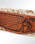 American Darling ADBG571TAW Wallet Hand Tooled Hair-On Genuine Leather Women Bag Western Handbag Purse