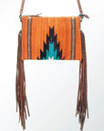 American Darling Cross Body Saddle Blanket Genuine Leather Women Bag Western Handbag Purse
