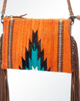 American Darling Cross Body Saddle Blanket Genuine Leather Women Bag Western Handbag Purse