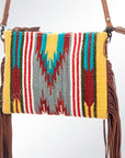 American Darling Cross Body Saddle Blanket Genuine Leather Women Bag Western Handbag Purse