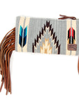 American Darling ADBG344D4 Wristlet Hand Tooled Saddle Blanket Genuine Leather Women Bag Western Handbag Purse