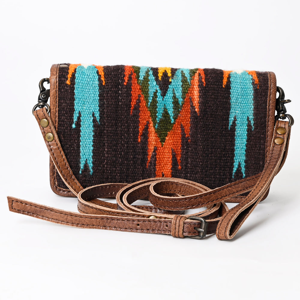 American Darling Organizer Hair On Genuine Leather Western Women Bag Handbag Purse | for Cute Travel