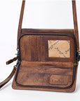 American Darling Organizer Hair On Genuine Leather Western Women Bag Handbag Purse | for Cute Travel