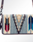 American Darling Organizer Saddle Blanket Genuine Leather Western Women Bag Handbag Purse | for Cute Travel