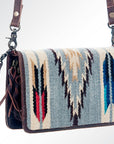 American Darling Organiser Saddle Blanket Genuine Leather Women Bag Western Handbag Purse