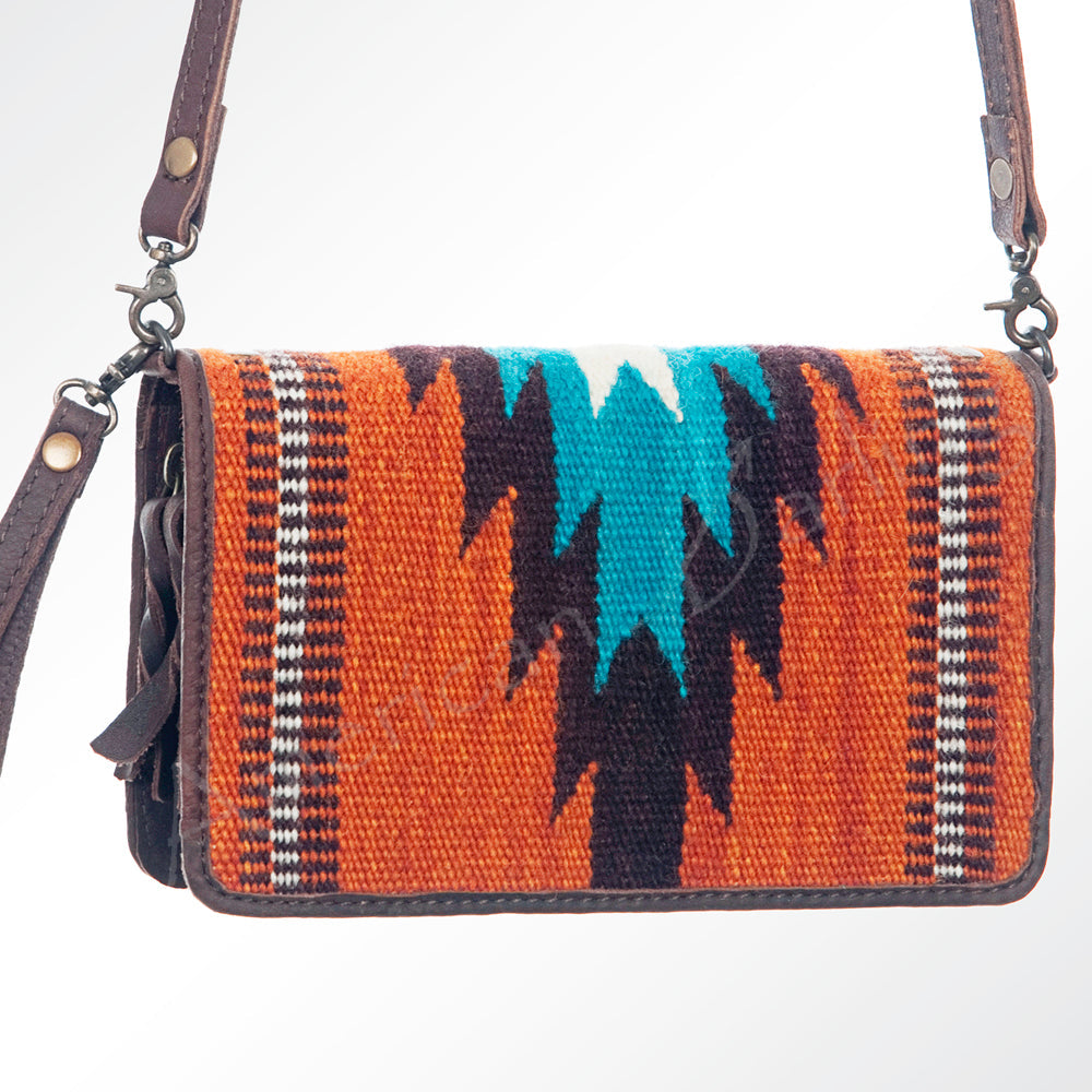 American Darling Organiser Saddle Blanket Genuine Leather Women Bag Western Handbag Purse