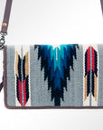 American Darling Organiser Saddle Blanket Genuine Leather Women Bag Western Handbag Purse