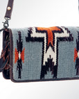 American Darling Organizer Saddle Blanket Genuine Leather Western Women Bag Handbag Purse | for Cute Travel