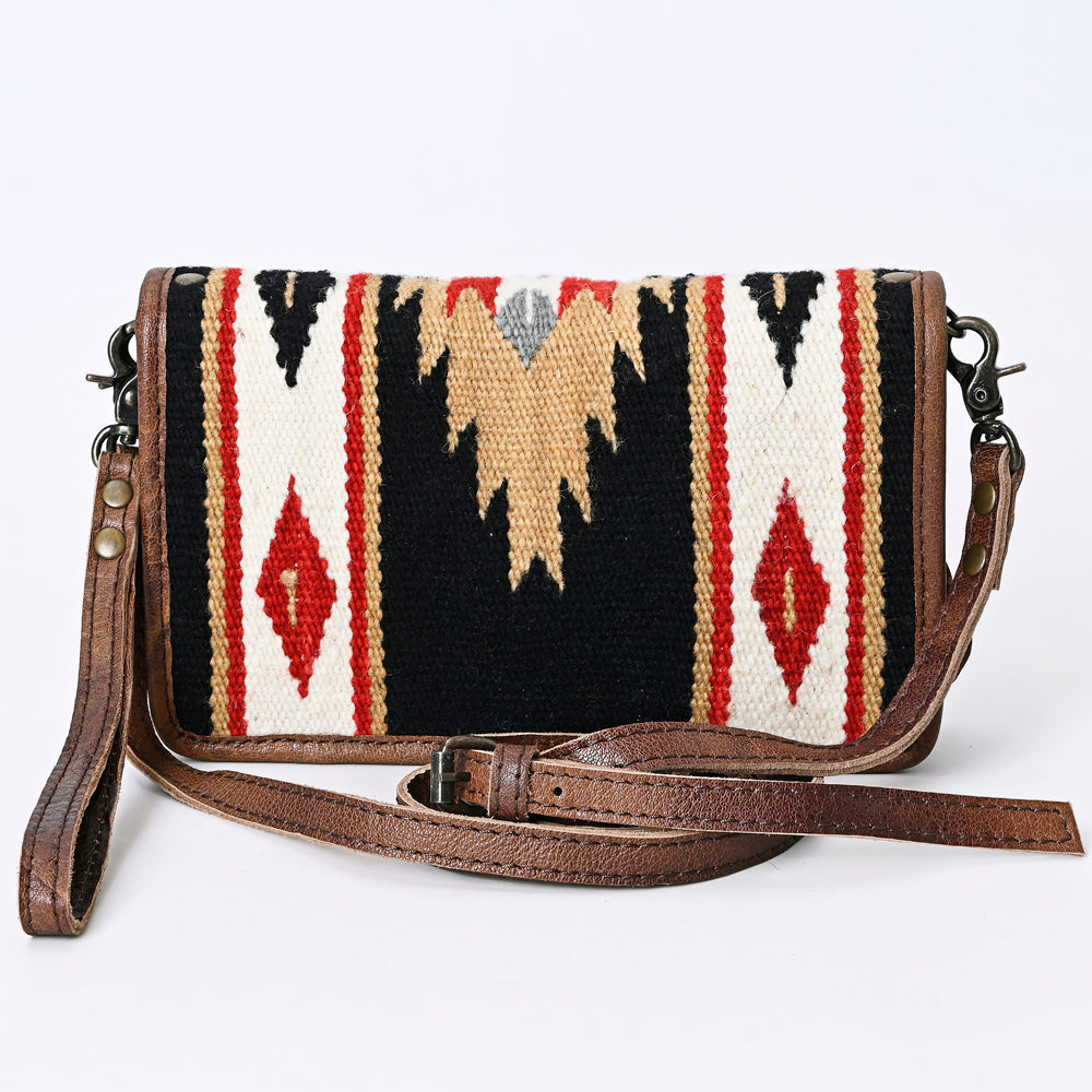 American Darling Organizer Hair On Genuine Leather Western Women Bag Handbag Purse | for Cute Travel