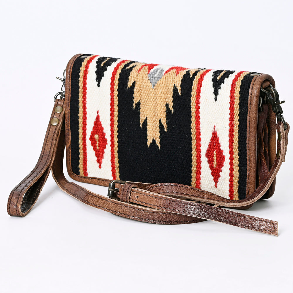 American Darling Organizer Hair On Genuine Leather Western Women Bag Handbag Purse | for Cute Travel