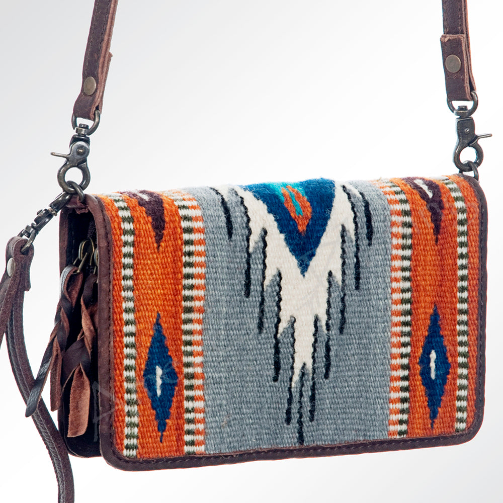 American Darling Organizer Hair On Genuine Leather Western Women Bag Handbag Purse | for Cute Travel