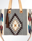 American Darling Tote Saddle Blanket Genuine Leather Women Bag Western Handbag Purse