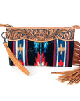 American Darling Wristlet Genuine Leather Women Bag W. Handbag Purse –
