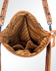 American Darling Signature Crossbody Hand Tooled Saddle Blanket Genuine Leather Women Bag Western Handbag Purse