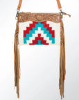 American Darling Cross Body Hand Tooled Saddle Blanket Genuine Leather Women Bag Western Handbag Purse