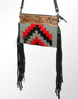 American Darling Cross Body Hand Tooled Saddle Blanket Genuine Leather Women Bag Western Handbag Purse