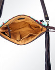 American Darling Cross Body Hand Tooled Saddle Blanket Genuine Leather Women Bag Western Handbag Purse
