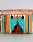 ADBG586 American Darling Hand Tooled Saddle Blanket Genuine Leather Women Bag Western Handbag Purse
