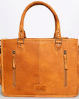 American Darling ADBG582 Tote Hand Tooled Saddle Blanket Genuine Leather Women Bag Western Handbag Purse