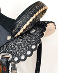 Western Horse Saddle American Leather Flex Trail Barrel Tack Hilason