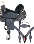 Western Horse Saddle American Leather Flex Trail Barrel Tack Hilason