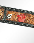 AMERICAN DARLING Western Horse Headstall American Leather Dark Brown