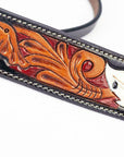 AMERICAN DARLING Western Horse Headstall American Leather Dark Brown