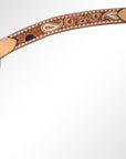 Exquisite Durable Full Grain Leather Western Equestrian Breast Collar In Dark Brown