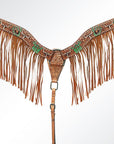 AMERICAN DARLING Western Horse Headstall Breast Collar Set American Leather