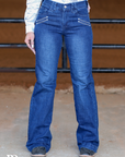 YOAKUM TROUSERS MEDIUM WASH