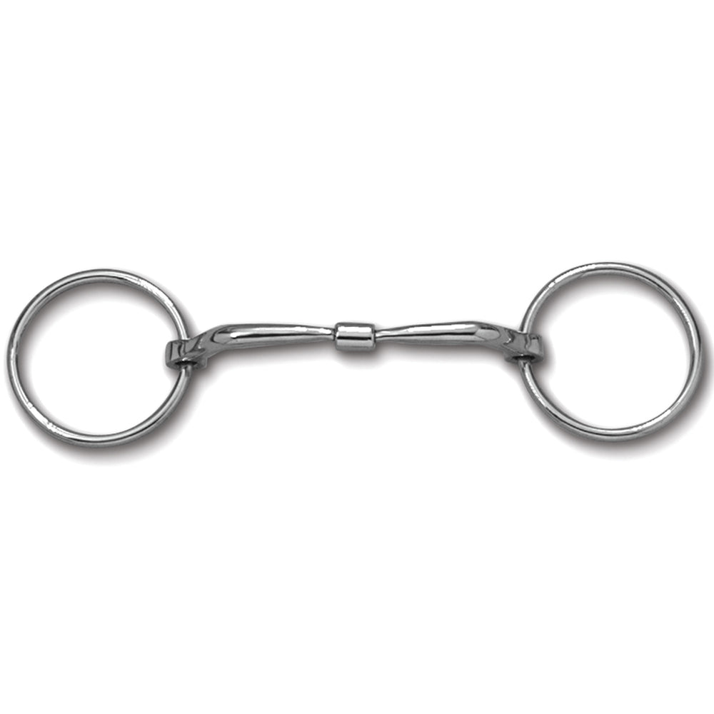 5 in Myler H. Bit Loose Ring Comfort Snaffle W/ Narrow Barrel –