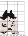 7 Ft X 6 Ft Genuine Brazilian Cowhide Skin Rug by Hilason | Hair-On Leather Home Décor Carpet