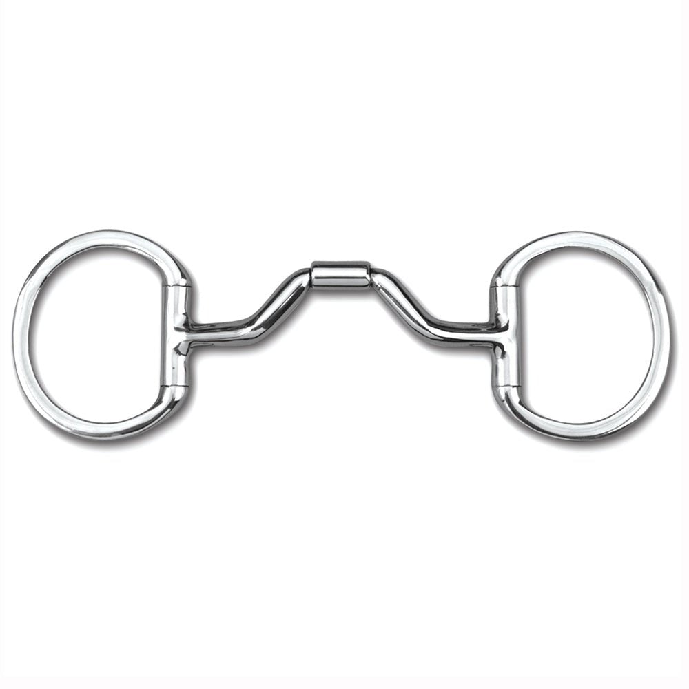 5 in Myler H. Bit Eggbutt without Hooks Medium Wide Ported Barrel –