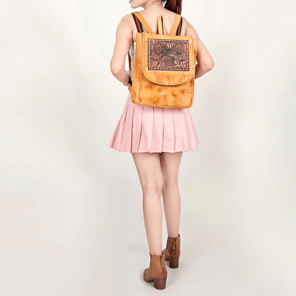 ADBGZ261 American Darling Hand Tooled Genuine Leather Women Bag Western Handbag Purse