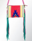 American Darling ADBGZ262 Crossbody Saddle Blanket Genuine Leather Women Bag Western Handbag Purse