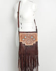 American Darling ADBGZ263 Crossbody Hand Tooled Genuine Leather Women Bag Western Handbag Purse