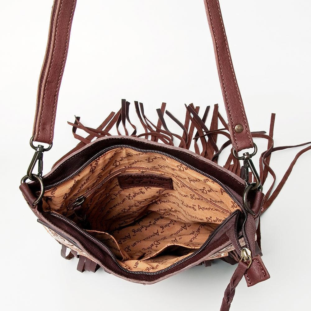 American Darling ADBGZ263 Crossbody Hand Tooled Genuine Leather Women Bag Western Handbag Purse