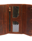 American Darling Wallet Genuine Leather Women Bag Western Handbag Purse