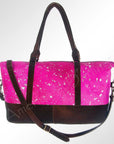 American Darling ADBGZ274 Duffel Hair-On Genuine Leather Women Bag Western Handbag Purse